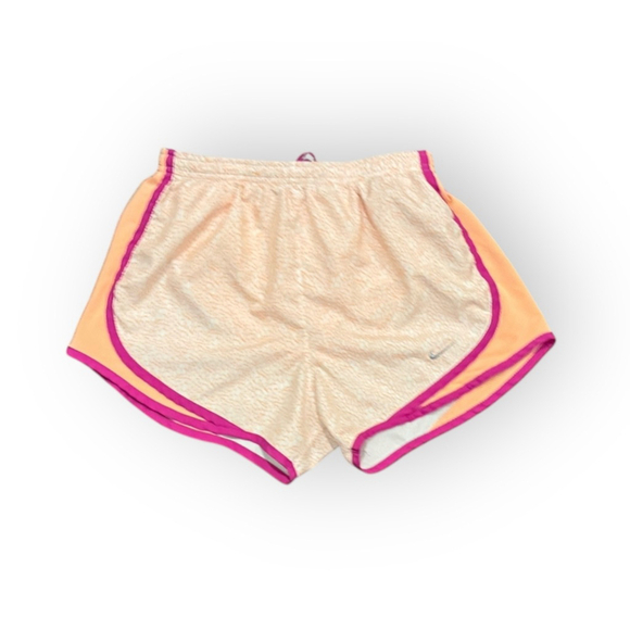 Nike Pants - Nike Dri-Fit Running Shorts Womens Lined Yellow Paint Splatter Tempo Sz s​​​